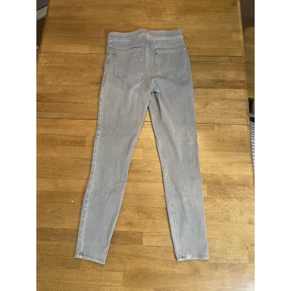 Spanx Ankle Jean-Ish Pants Womens S/P Taupe Pull On Back Pockets - Picture 2 of 7